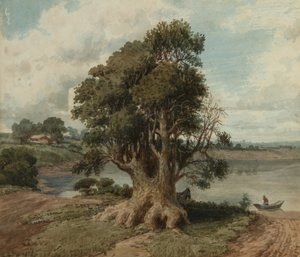 Coastal Landscape (San Isidro) by Prilidiano Pueyrredon